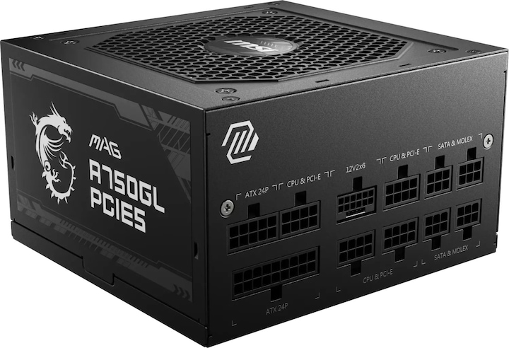 Actual product image MSI MAG A750GL PCIE5 (750 W)
