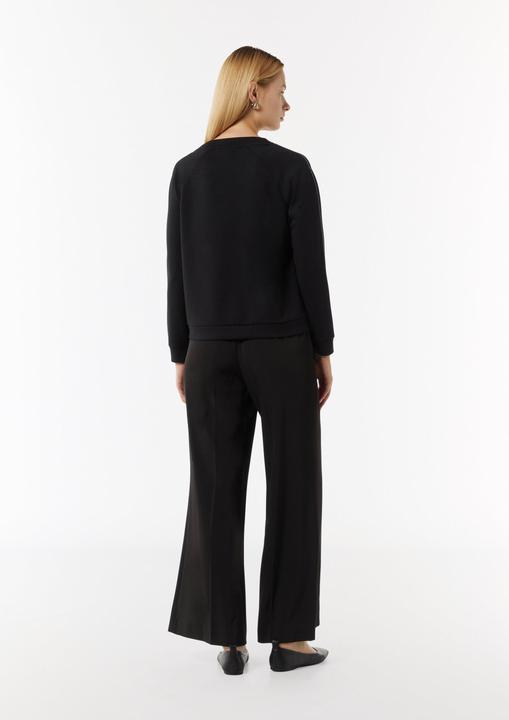 Produktbild Comma Sweatshirt Sweatshirt aus Jersey mit Schmuck-Detail (36)