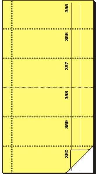 Image du produit Sigel Carnet de tickets, 360 coupures (120 x)