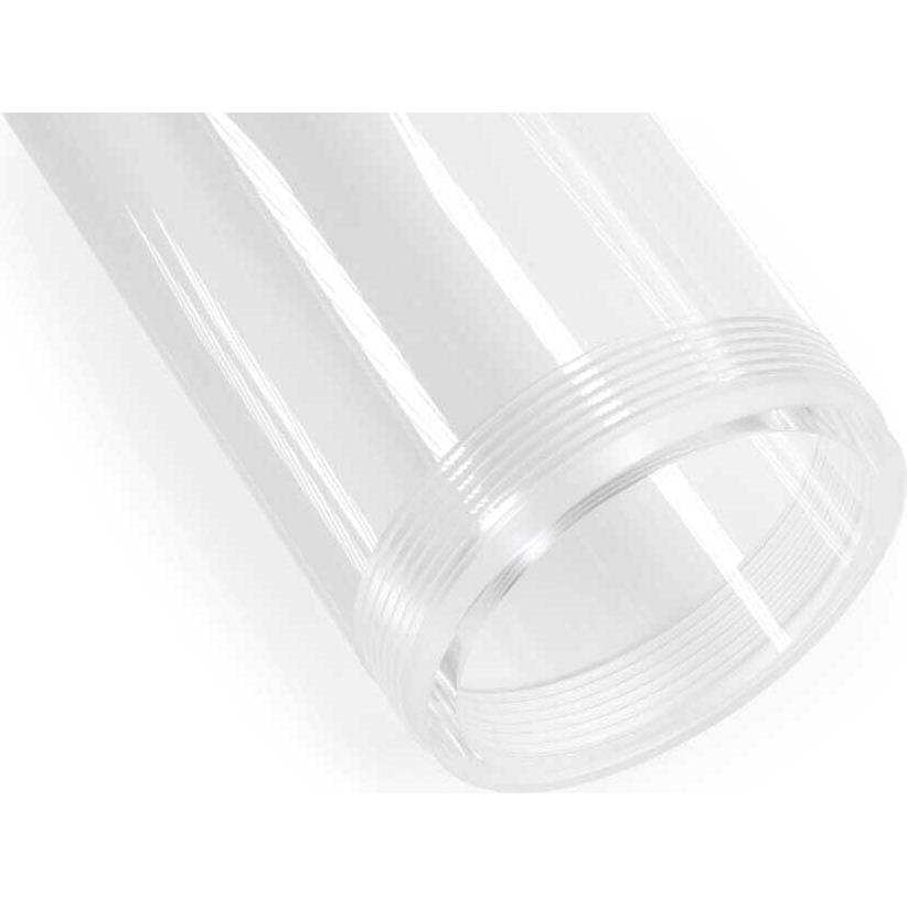 Alphacool AGZ Acryl Tube Au??engewinde 60x84mm (DxH) (5.04 m, Kunststoff), Wasserkühlung Schlauch, Transparent