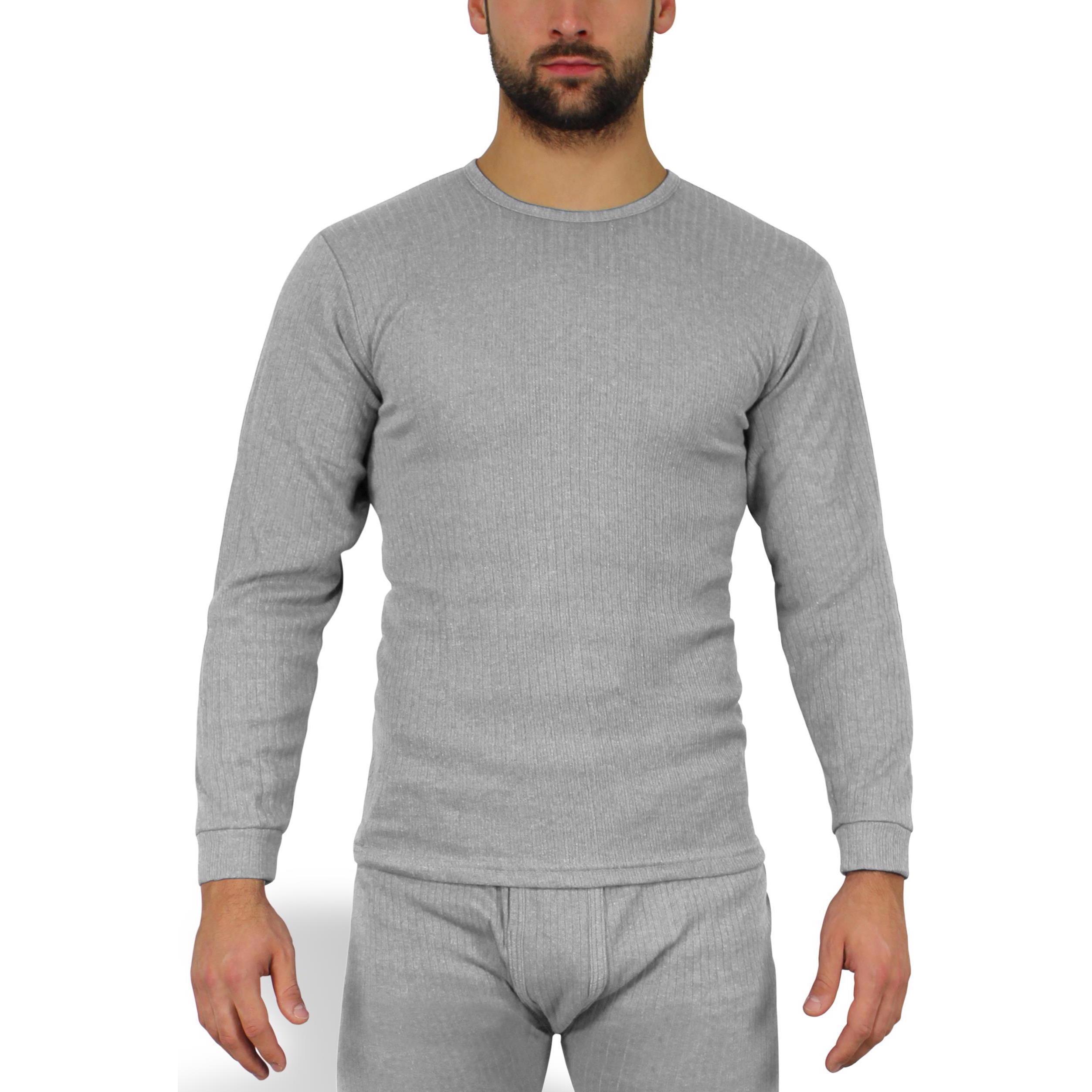 Normani, Herren, Shirt, Herren Thermo-Unterhemd, Grau, (10)