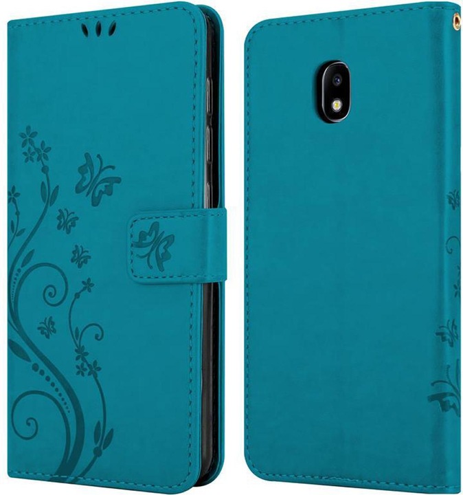 Actual product image Cadorabo Flower Book Cover (Samsung Galaxy J3 2017 (US version))
