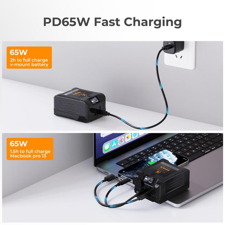 Image du produit K&F Concept Mini batterie V-Lock (Batterie de l'appareil photo)