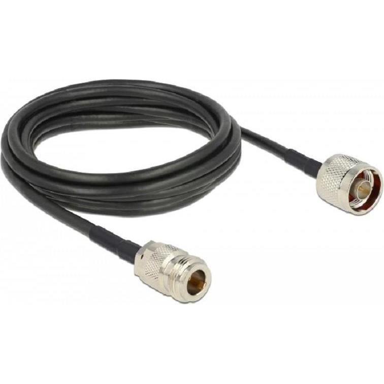 Thumbnail - Delock N-Stecker zu N-Buchse, 3m (0.93 dB, Antennenkabel), Antennenkabel