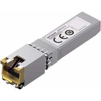 Netgear 10GBASE-T SFP+ Transceiver AXM765v2 delivers copper connectivity with or cabl, Transceiver