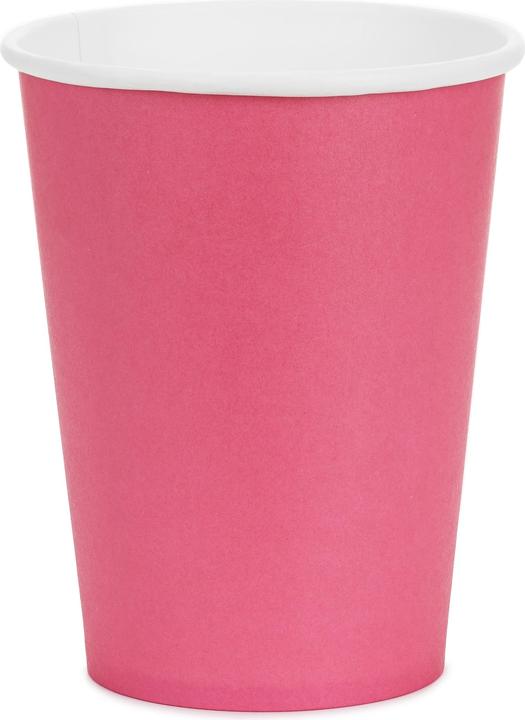 Actual product image Partydeco Becher dunkelrosa (6x)