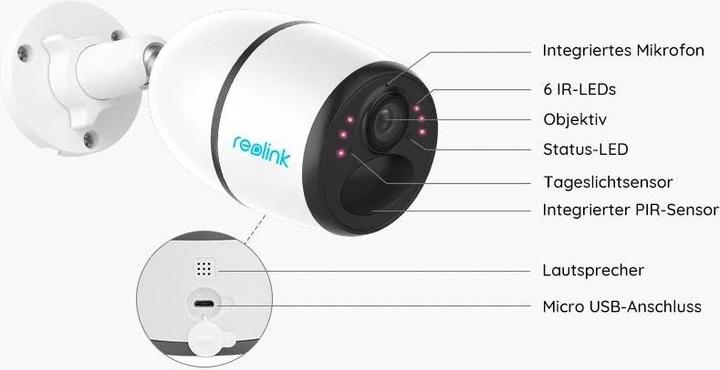 Immagine prodotto Reolink Go Plus incl. dati illimitati per 24 mesi (2560 x 1440 (WQHD))