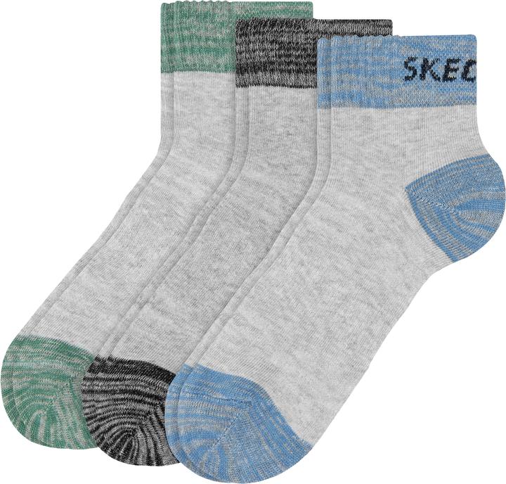Produktbild Skechers Girls Mesh Ventilation Quarter 3p (3er Pack, 27 - 30)