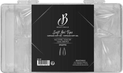 Produktbild Beautynails Bna Soft Gel Tips Stiletto - 500 Pieces