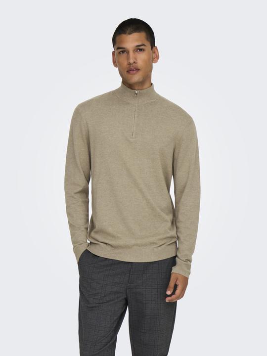 Immagine prodotto Only & Sons Onsloui Reg 12 Mel Half Zip Knit Noos (XS)