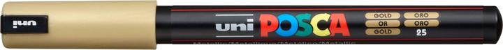 Actual product image Posca Extra Fine Marker PC-1MR Fineliner (Gold, 0.70 mm, 1 x)