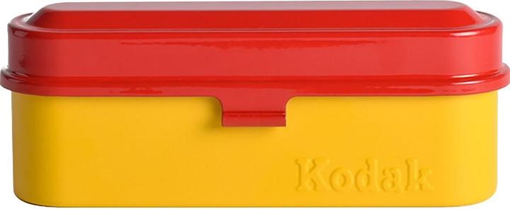 Actual product image Kodak Metal box for films 135 yellow/red