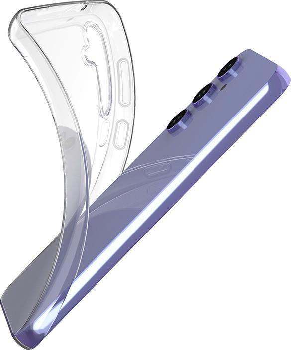 Actual product image Hurtel Ultra Clear silicone case for S23 FE, transparent