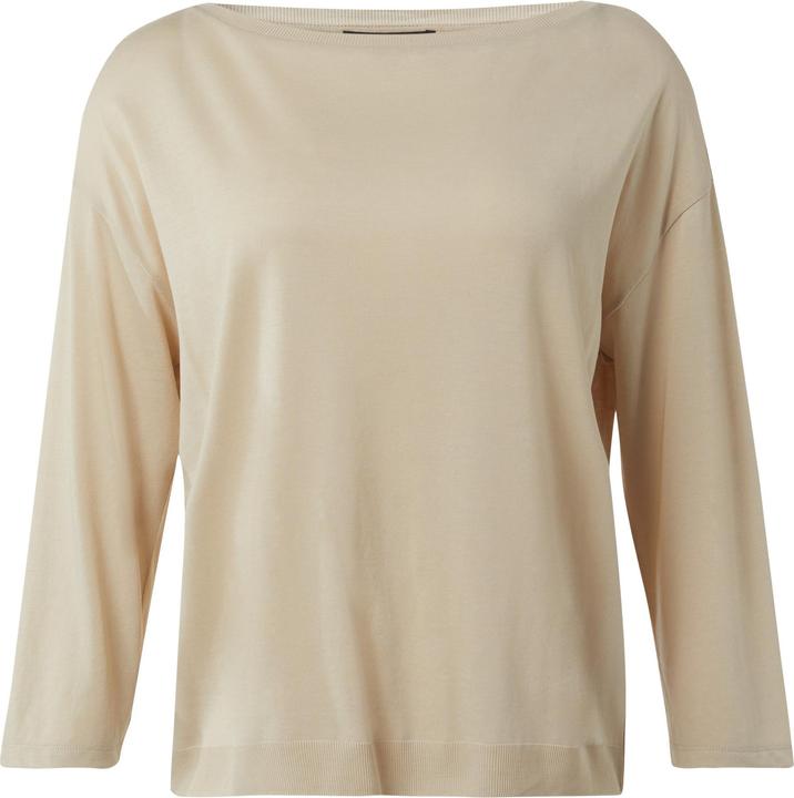 Produktbild Comma T-Shirt Longsleeve aus Strickjersey mit U-Boot-Ausschnitt (34)