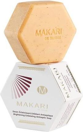 Actual product image Makari Classic Whitening Exfoliating Antiseptic Soap 7oz - Brightens Skin and Fades Dark Spots Acne (Facial soap)