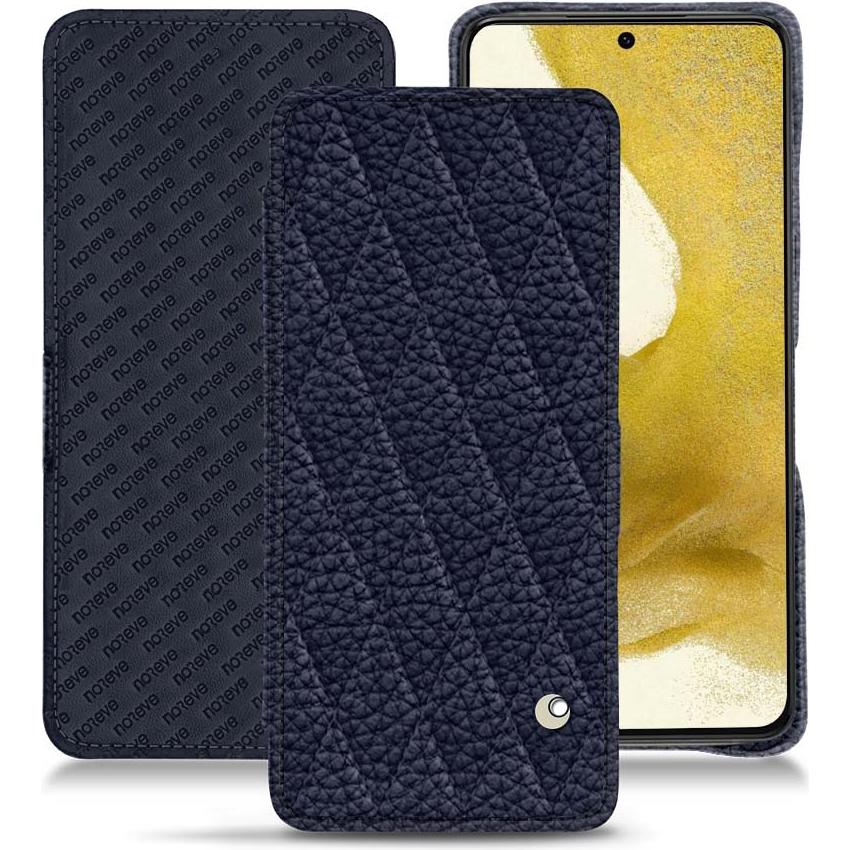 Noreve Lederschutzhülle horizontal (Samsung Galaxy S22), Smartphone Hülle, Violett
