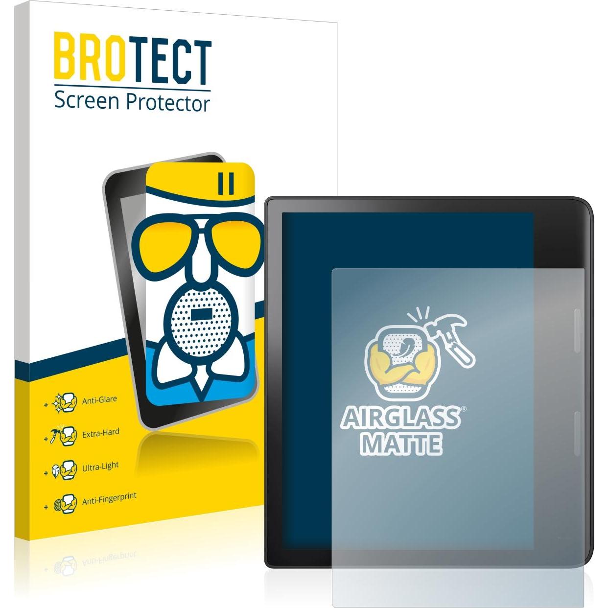 BROTECT AirGlass Panzerglasfolie Matt (Tolino epos 3), eReader Zubehör, Grau