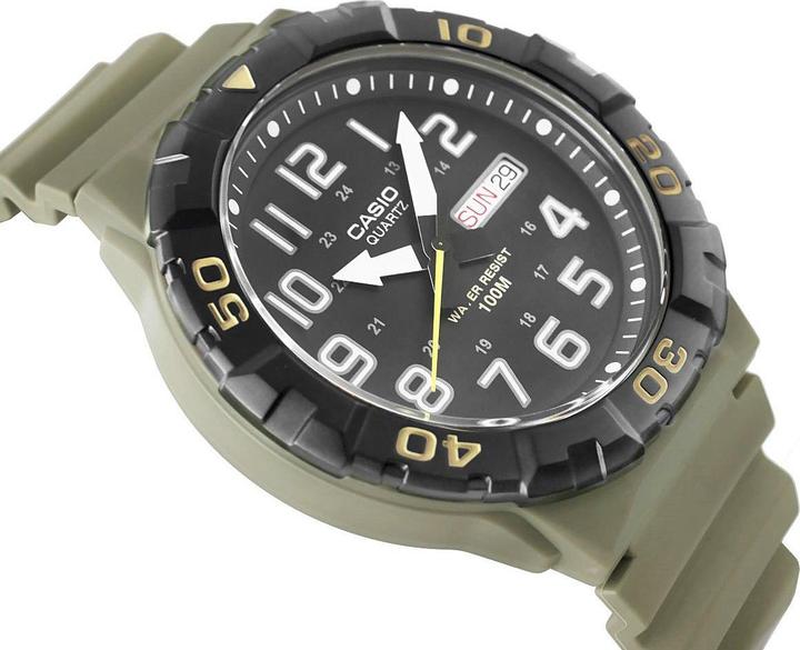 Actual product image Casio MRW-210H-5AVDF (Analogue wristwatch, 50 mm)