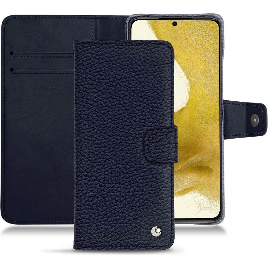 Noreve Lederschutzhülle Wallet (Samsung Galaxy S22), Smartphone Hülle, Violett