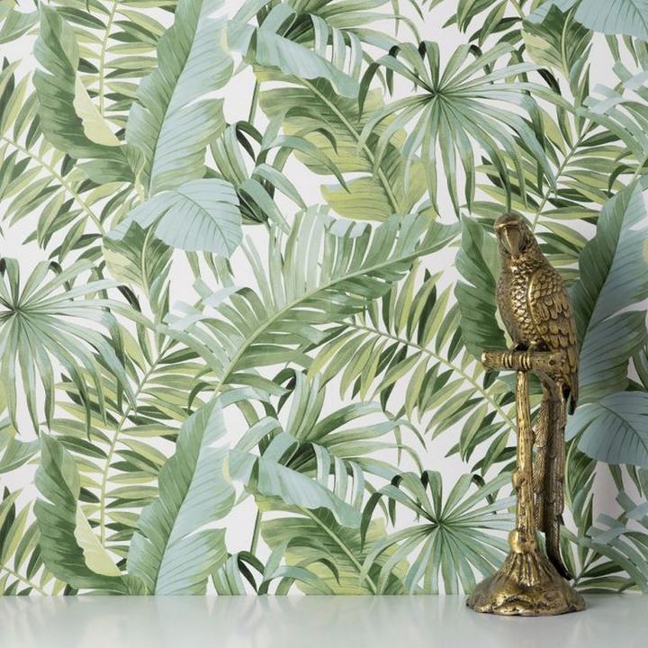 Actual product image Fine Decor Maui Leaf Wallpaper (53 x 1000 cm)