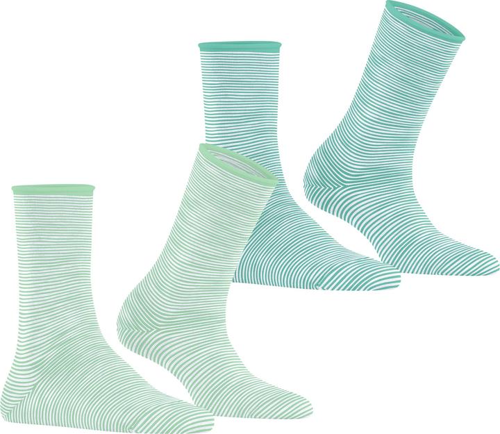 Produktbild Esprit Allover Stripe 2-Pack Baumwollsocken (2er Pack, 39 - 42)