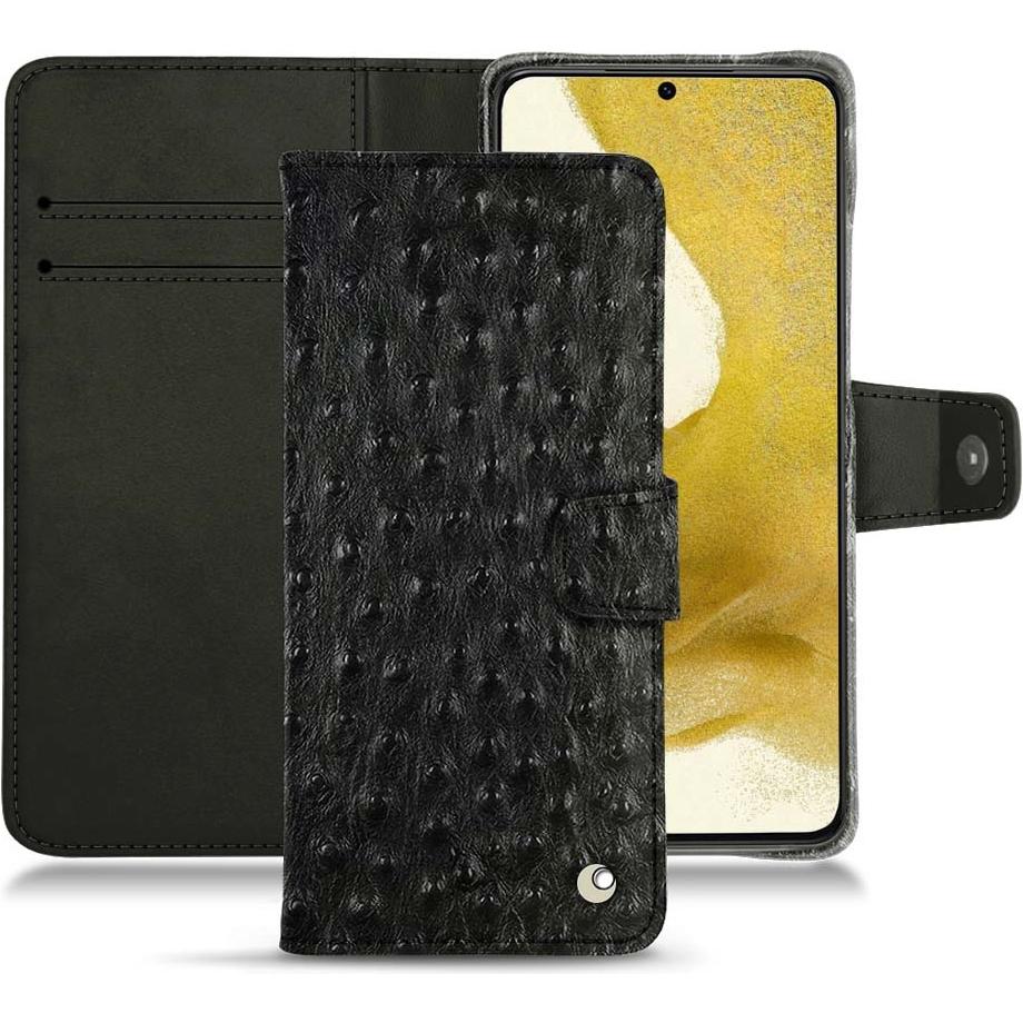 Thumbnail - Noreve Lederschutzhülle Wallet (Samsung Galaxy S22), Smartphone Hülle, Schwarz
