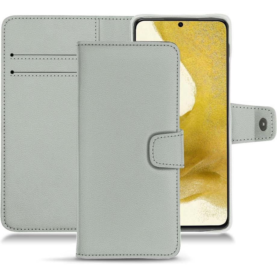 Thumbnail - Noreve Lederschutzhülle Wallet (Samsung Galaxy S22+), Smartphone Hülle, Grau