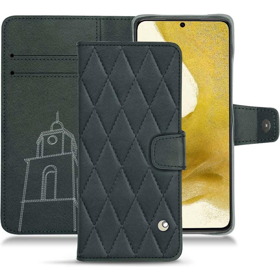 Thumbnail - Noreve Lederschutzhülle Wallet (Samsung Galaxy S22), Smartphone Hülle, Blau
