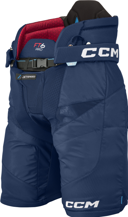 Actual product image CCM JetSpeed FT6 PRO SR hockey shorts (XL, dark blue) (XL)