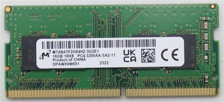 Actual product image Lenovo SODIMM,16GB, DDR4, 3200 (3200 MHz, DDR4-RAM, SO-DIMM)