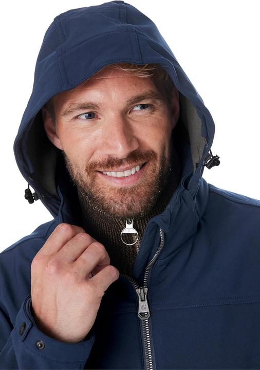 Image du produit Killtec Veste softshell homme avec doublure polaire, capuche amovible et réglable, imperméable et coupe-vent (S)