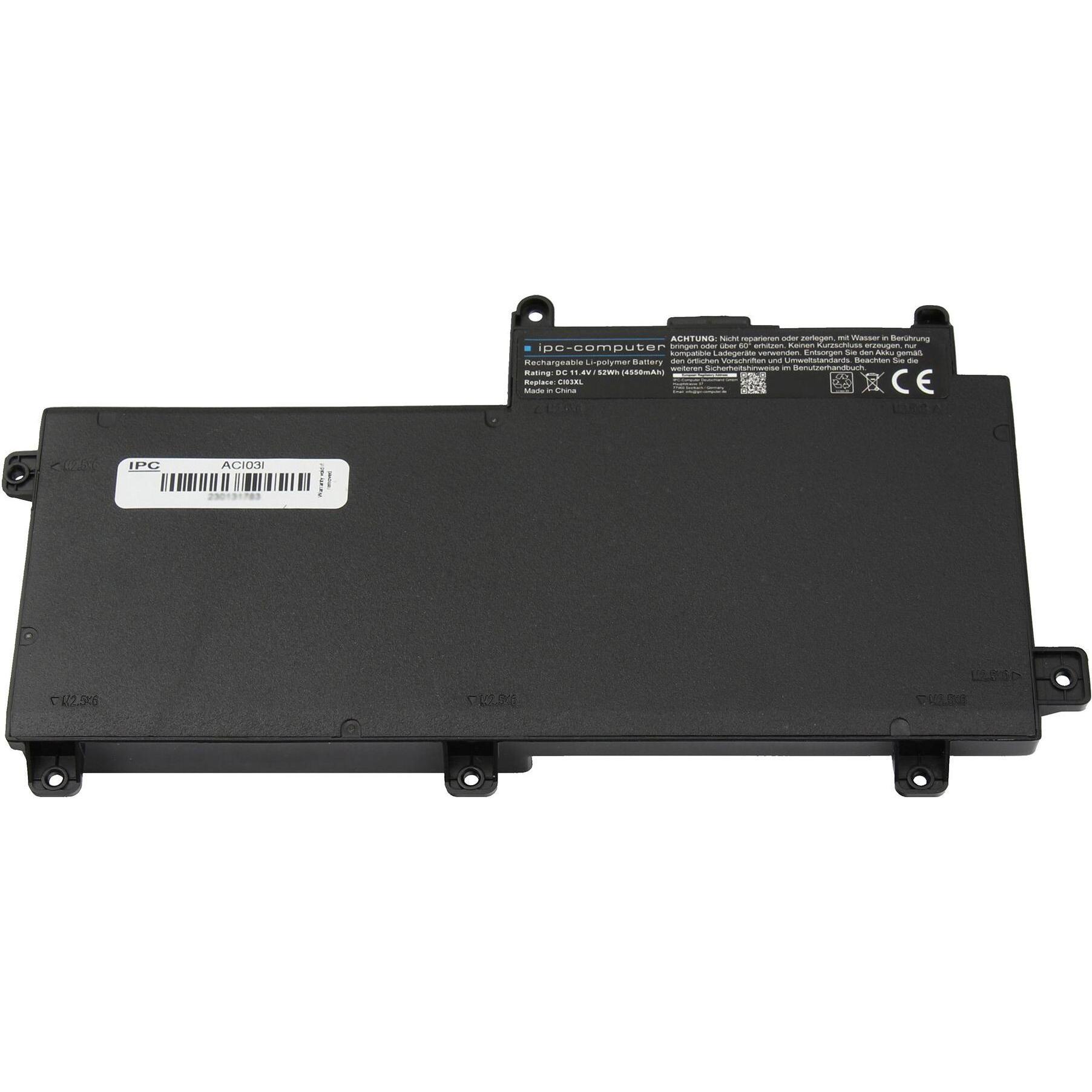 IPC CI03XL (3 Zellen, 4550 mAh), Notebook Akku
