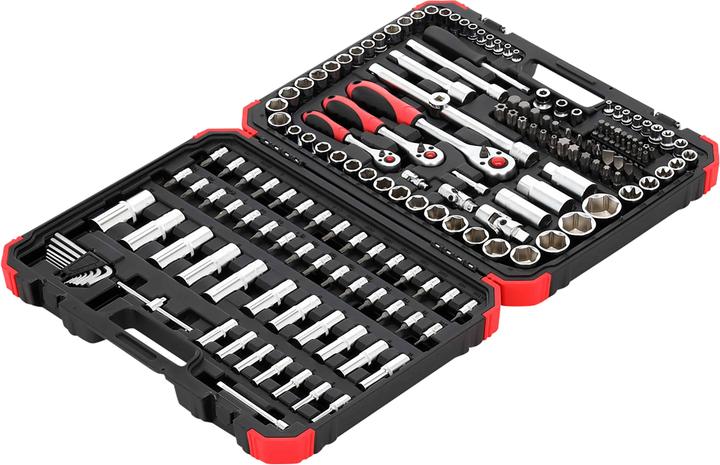 Produktbild Gedore Red red Steckschlüsselsatz, 172-teilig, Mit Umschaltknarre, Ratschen, Steckschlüssel und Bitsatz (20 mm, 10 mm, 8 mm, 9 mm, 30 mm, 27 mm, 15 mm, 25 mm)