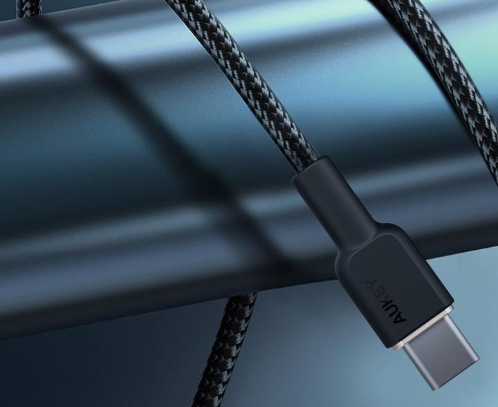 Produktbild Aukey USB-C - USB-C cable, PD 60W, 1 m (1 m, USB 3.2 Gen 1, 60 W)