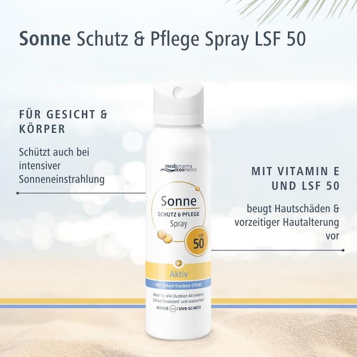 Produktbild Dr. Theiss Sonne Schu+Pfl Akt Aer 50 (Sonnenspray, SPF 50, 150 ml)