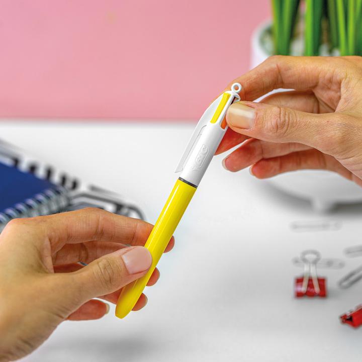 Actual product image Bic Multi-color ballpoint pen (Yellow, 1 x)
