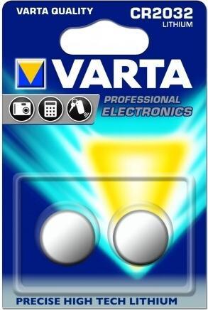 Actual product image Varta Electronics CR2032 (2 pcs., CR2032, 220 mAh)
