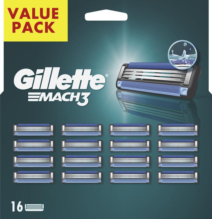 Actual product image Gillette Mach3 16ml Men's Razor (16 x)