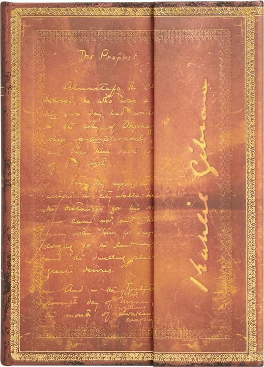 Actual product image Paperblanks Kahlil Gibran, The Prophet (Embellished Manuscripts Collection) Midi Lined Journal (Lined, Hardcover)