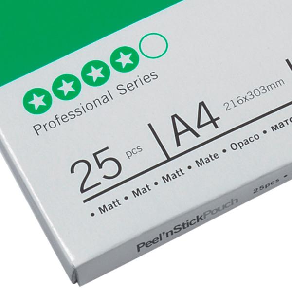 Immagine prodotto GBC PEEL'N STICK POUCH - opaco (A4, 25 pz., 75 µm)