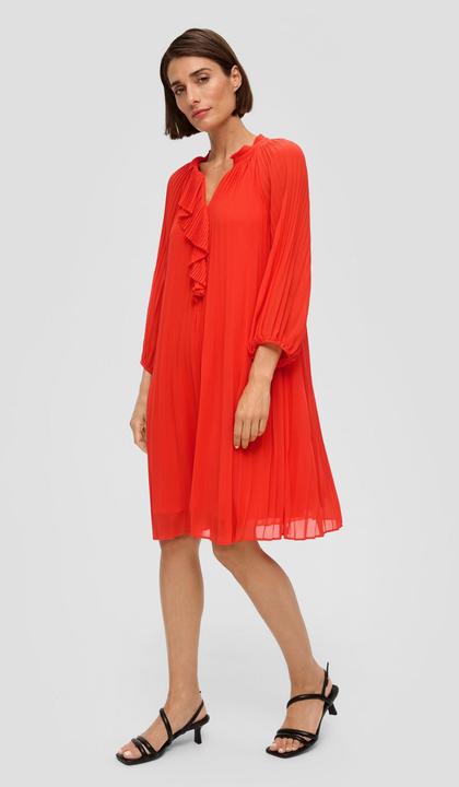 Image du produit s.Oliver Kleid Plissiertes Kleid aus Chiffon (36)