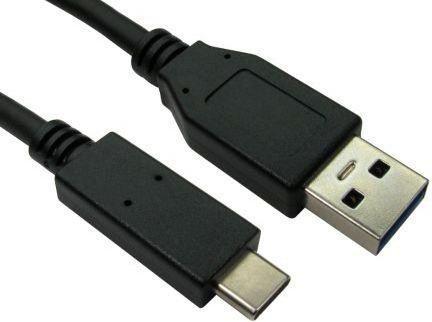 Immagine prodotto RS PRO Cavo USB, USB C / USBA, 500 mm USB 3.1 nero (0.50 m)