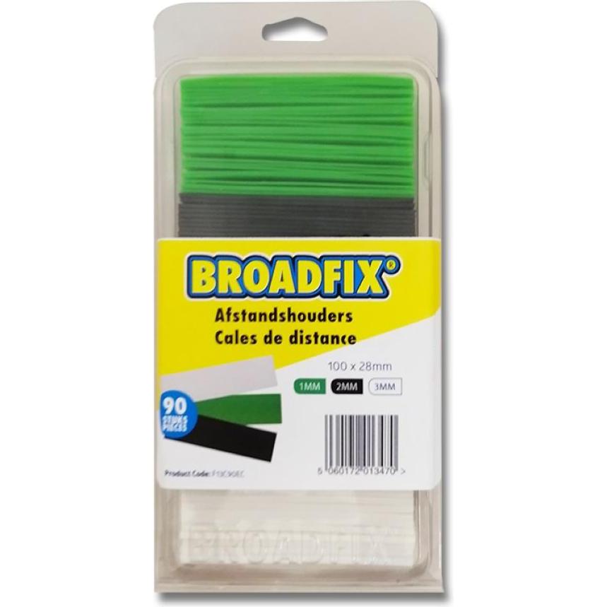 Broadfix, Dadi + Rondelle, F13C90EC Flache Unterlegscheiben 100x28mm, 1-3mm, 90 Stück