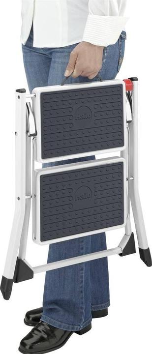 Image du produit Hailo MK60 StandardLine, escabeau en acier, 2 marches (Échelle deux plans)