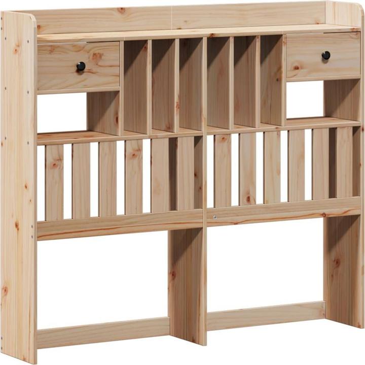 Produktbild vidaXL Bett mit Regal (135 x 190 cm)
