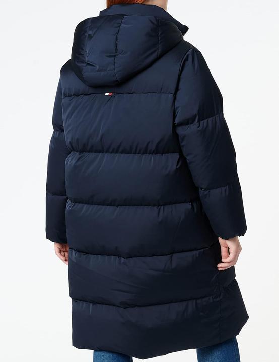 Image du produit Tommy Hilfiger Dons satiné capuchon maxi léger confortable