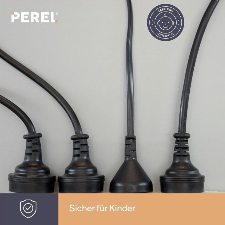 Produktbild Velleman 6-Fach-Steckdosenleiste - Mit überlastschutz - Stecker-Typ E (Französisches System) (6 x, CEE 7/5, 1.50 m)
