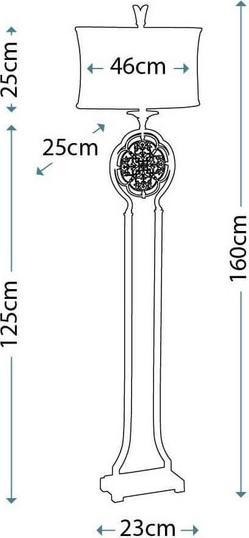 Actual product image Elstead Lighting Marcella floor lamp E27 British bronze, oxidised bronze (E27)