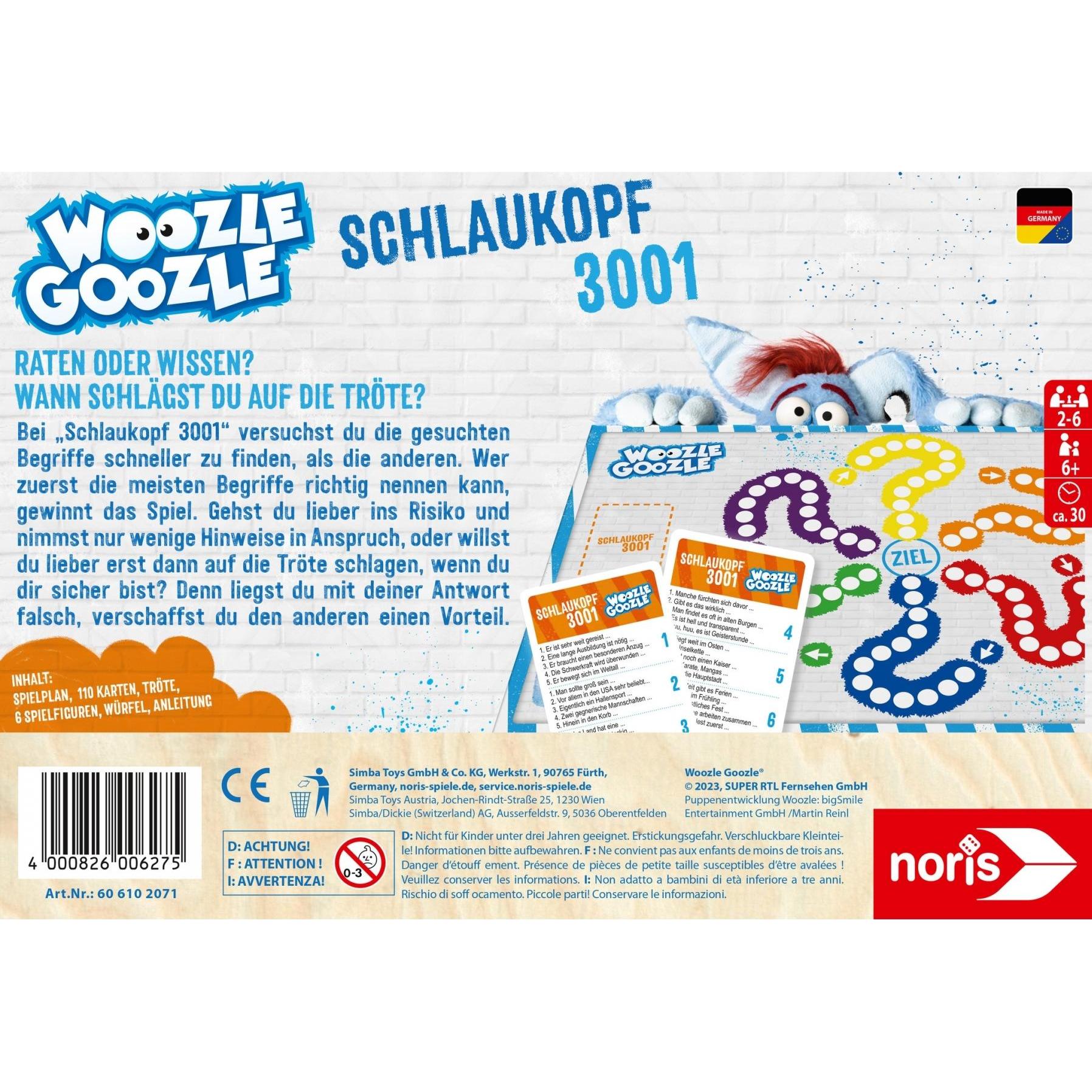 Noris Woozle Goozle - Schlaukopf 3001 (Deutsch)
