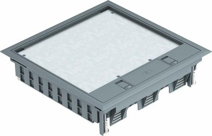 Image du produit OBO Bettermann OBO GES9-3S U 7011 Insert d'appareillage pour montage universel gris fer (Divers)